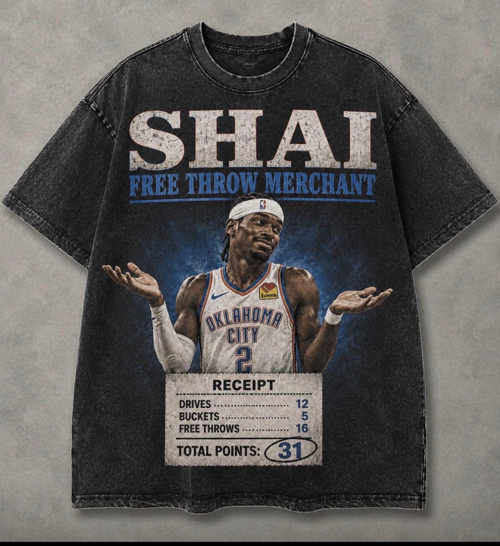 Shai Free Throw Merchant Vintage Tee
