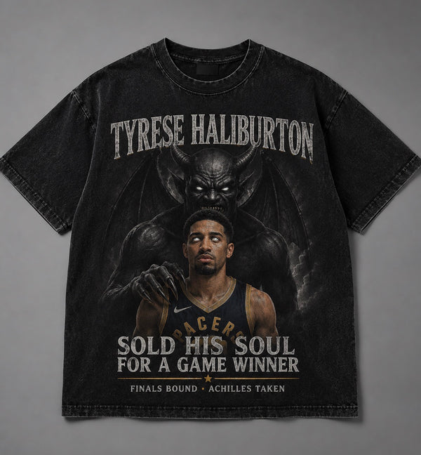 TYRESE HALIBURTON: SOLD HIS SOUL VINTAGE TEE